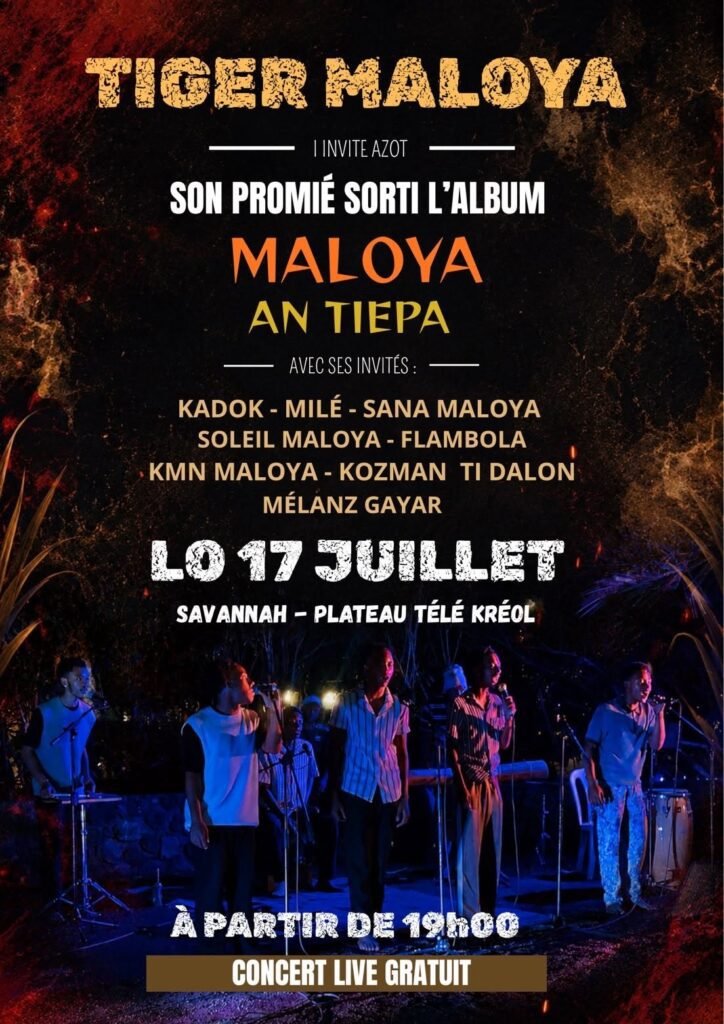 Tiger Maloya en concert