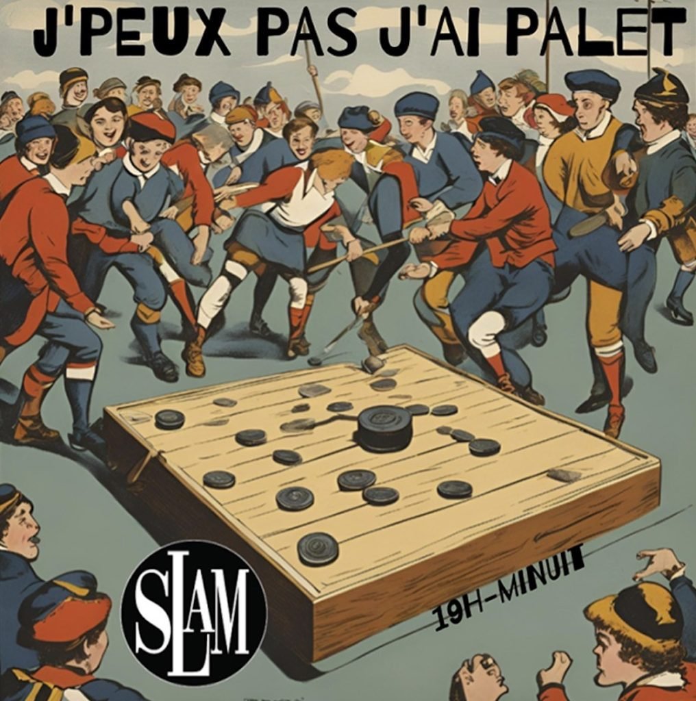 Palet et jeux au Slam