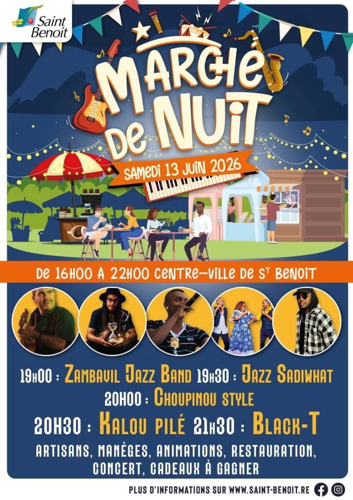 Marché de nuit St Benoit