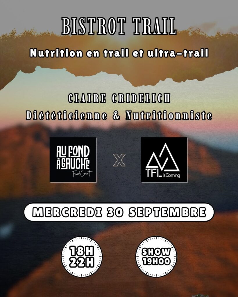 Conférence bistrot trail