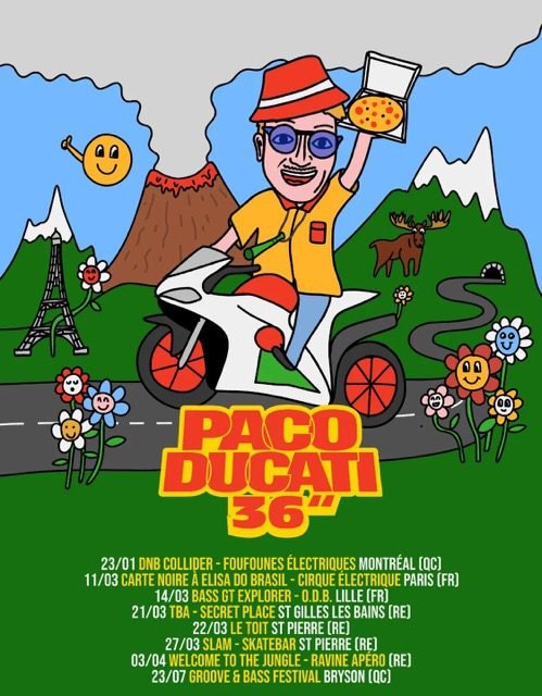 Paco ducati 36""