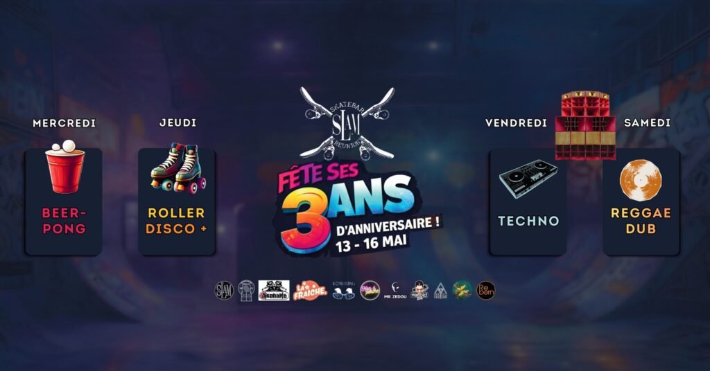 3 ans du Slam