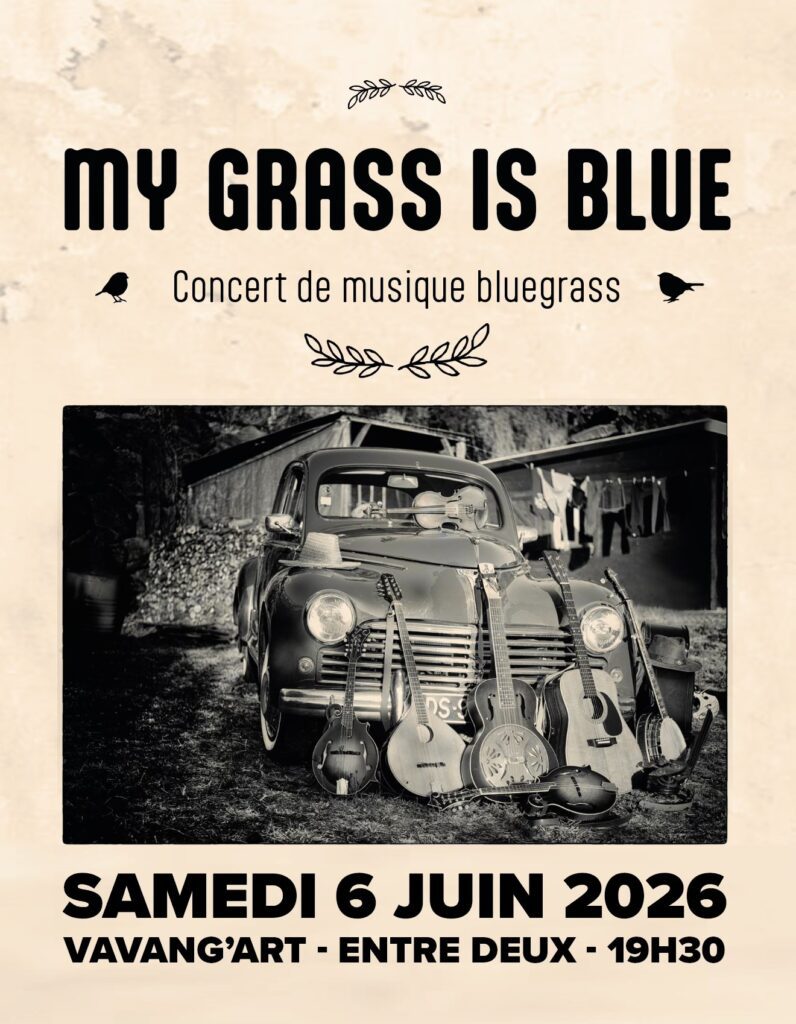 my grass is blue