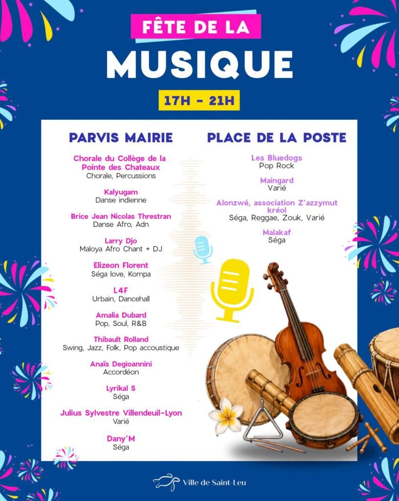 Fête de la musique St Leu