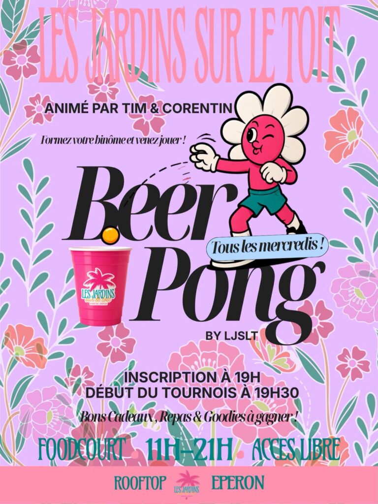 Beerpong sur le toit