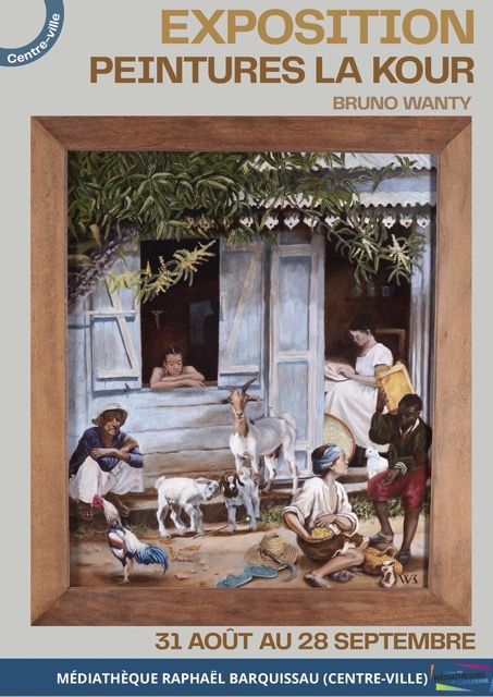 Peintures la kour dans l'azenda