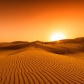 Desert, sunset in desert, desert in Dubai